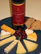 Wein und K&auml;se
